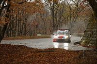 WRC Japan: Evans emerges from snow shower with lead intact